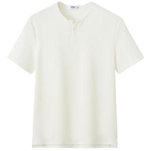 Enjeolon | V-Neck Mens Short Sleeve T-Shirt
