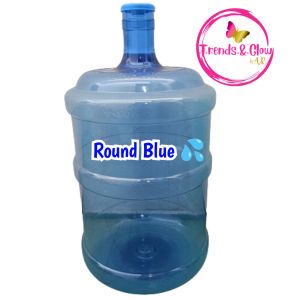Round Colored Water Dispenser Container Gallon with Lid 20 Liters 5 Gallon Size - High Quality Food Grade Brand New BPA Free Perfect for Home and Business