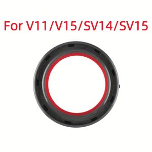 Replacement accessories for the dustbin locking ring and dust collection base cover of Dyson vacuum cleaners models V11/V15/SV14