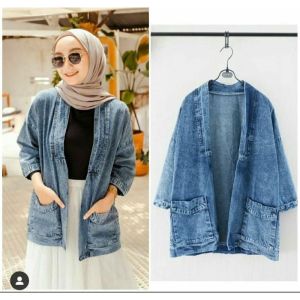 Desain Denim Wanita: Outer Jeans Wanita Kekinian