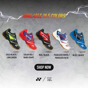 Sepatu Badminton Yonex Series All England 01 Gold  Sepatu Bulu Tangkis Yonex Oriiginal