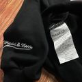 Hoodie Chicago Bulls Teks Bordir Black. 