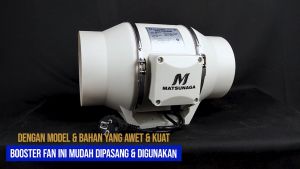 Matsunaga 4 Inch Inline Duct Booster Fan (Mbf 100-4)