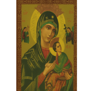 Our Mother of Perpetual Help Prayer Card 100 pcs– Portable Religious Devotion