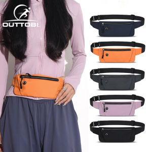 Outtobe running belt bag phone holder for women men cellphone running jogging bag running bag waist belt bag original body bag for women jogging Chest Bag / Waist Bag Multi-Functional Fitness Bag Waterproof Waist Bag Wear-Resistant Waist Bag Outdoor Sport