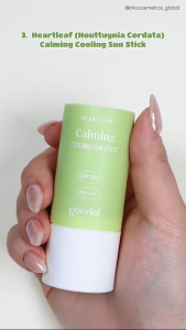 SÁP CHỐNG NẮNG GOODAL HEARTLEAF CALMING COOLING SUN STICK SPF50+ PA++++ 19G