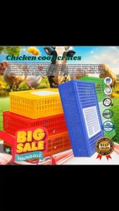 MULTI PURPOSE CRATES HEAVY DUTY LIVE CHICKEN CRATES EASY TO SLIDE TOP DOOR