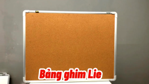 Bảng Ghim Lie Khung Nhôm - KT 60x80cm 60x100cm 80x120cm - Tặng Ghim - Bảng Tân Hà Thế Giới Bảng