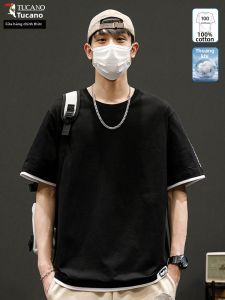 TUCANO | Áo Thun Cổ Tròn Mỏng Phom Rộng 100% Cotton
