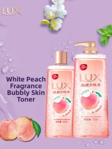 Lux | White Peach Fragrant Bubbly Moisturizing Shower Gel
