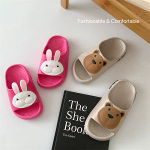 Adorable Cartoon Childrens Slippers for Bath Time Anti-Slip Baby Sandals for Boys And Girls Suitable for 1-12 Years Old