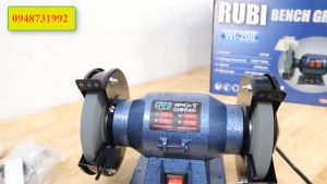Máy Mài 2 Đá RUBI HP-125D - Công Nghệ Chống Rung Chống Giật - Chuyên Dụng Cho Thợ Gia Công - Bảo hành 6 tháng