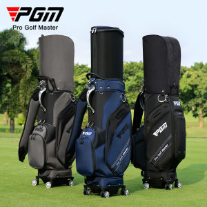 PGM QB154 Golf Bag with Wheels Mens and Womens Golf Telescopic Bag Nylon Waterproof Multifunction Golf Aviation Bag