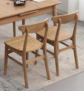 Scandinavian Dining Chair Solid Wood Simplicity White Oak Furniture Removable and Washable Fabric Soft Bag Butterfly Chair Coffee Chair Dining Room Chair