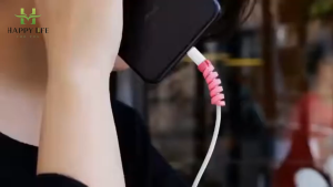 Lò Xo Bảo Vệ Cáp Sạc Tai Nghe – Combo 5 Cái – Hình Thú Siêu Xinh Chống Gãy Đầu Dây Silicone Dẻo