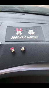 แผ่นกันลื่นรถยนต์แผ่นกันน้ำเฮล โลคิตตี้มิกกี้มินนี่ดีไซน์ สำหรับการตก ระบบ GPS แผ่นรอง ไม่ต้องการทนกันลื่น