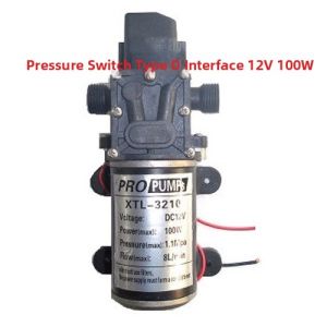 High Pressure Electric Membrane Pump for Car Wash Agricultural Sprayer Multifunctional DC Pump Cleaning Machine