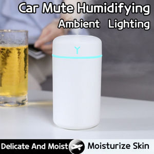 Colorful LED Air Humidifier with 420ml Capacity - USB-Powered Cool Mist & Aroma Oil Diffuser for Home & Office