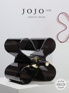 Simple Modern Living Room TV Cabinet Wine Rack Display Shelf Acrylic Decorative Accessories Chinese Brand JOJOS L PD Studio