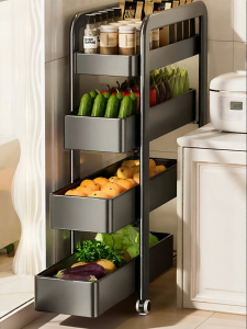 B&W | Narrow Space Pull-out Storage Rack