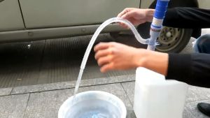 Electric oil pump transfer electric oil extractor pump Portable Short electric oil pump oil pipe car supplies electric oil pipe oil pump water pump Car Gas Fuel Tank Sucker Transfer Pump Solvent Liquid/Fuel Transfer Siphon Pump For Fuel Oil Water Gas Fish