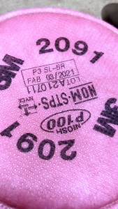 3M Particulate Filter 2091 P100 (2pcs per pack)