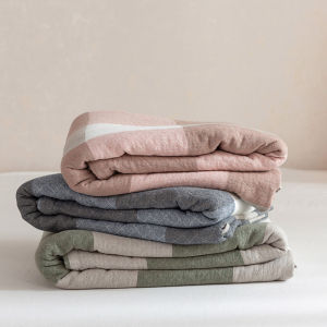 Washable Pure Cotton Multifunctional Gauze Blanket Soft Skin-friendly Thin Summer Air Conditioning Blanket Bedspread