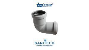 Talea Plastic Pipe Right Angle Adapter – Durable Drainage Fitting (QS513C001)