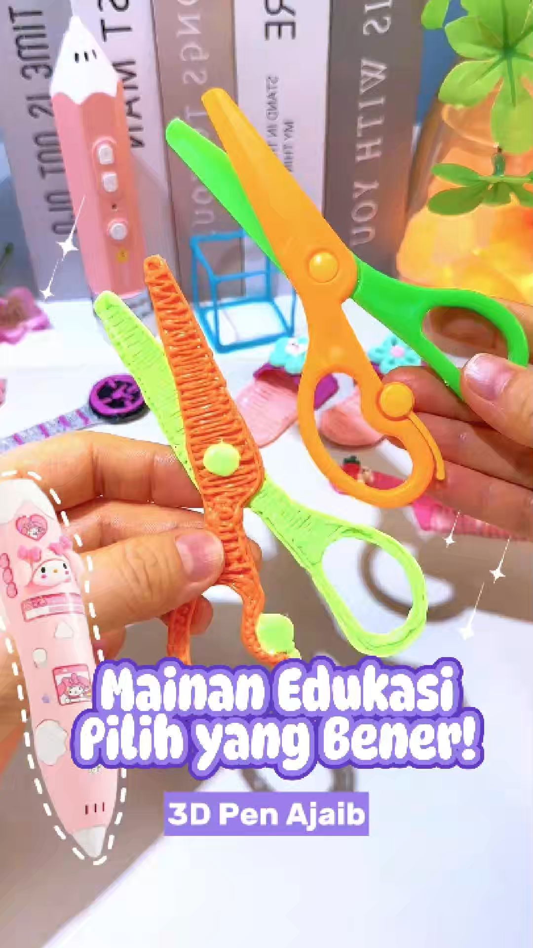 Babycolor 3D Pen Anak Wireless 3D Printer Arts Pen Making Doodle Arts Mainan Edukasi Anak
