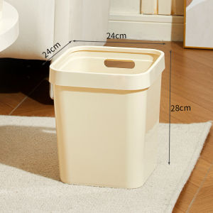 MISIJIA | Large Capacity Square Trash Bin 12L