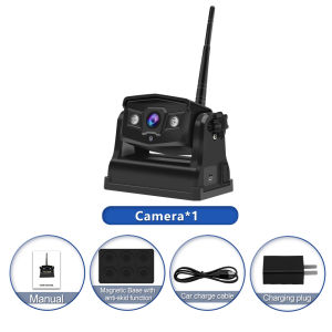 Magnetic Base Wireless WIFI Backup Camera Car Truck Rear View Cameras Built-in 9600mA Rechargeable Battery For iPhone Android