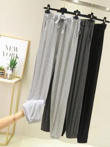 Bộ Đồ Thể Thao Yoga Modal Cotton Rộng Rãi Cho Nữ Quần Dài Ống Đứng Tập Luyện Tại Phòng Tập Thể Dục Quần Tập Thể Dục