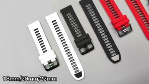 Silicone 18 20 22mm Watchband for Garmin Forerunner 265S 265M 265 Vivoactive 3 4 Strap Wristband for Garmin Venu 2 Band
