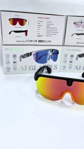 Outdoor Smart Cycling Glasses Women’s Camera Video Record Real-time Translation BT Call ChatGPT 290mAh Mens Sports Eyewear Q01