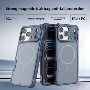 Heavy Duty Magnetic For Magsafe Phone Case For iPhone 17 Pro Max 13 14 15 16 17e 16e Rugged TPU+PC Wireless Charging Cover