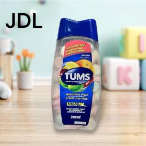 🇨🇦 TUMS Antacid assorted fruits flavor strenght (750mg) 200 counts