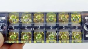 Terminal Blok Kabel TB2506L Fort 600v 25A 6p Terminal Blocks