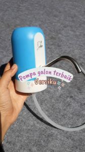 Pompa air Galon LED Elektrik Q2 Battery isi ulang Recharge Indikator Otomatis
