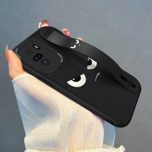 Creative Silicone Phone Case for Xiaomi Redmi K40Pro K30 K40S with Wrist Strap Gaming Enhanced Version Protective Cover for Men And Women