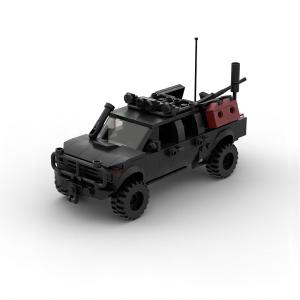 Special Forces Technical Truck Building Block Car