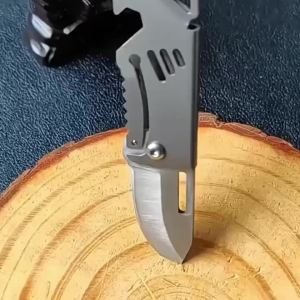 Mini Portable Stainless Steel Outdoor EDC Tool Key Chain Pendant the Perfect Gift for Men for Opening Packages and Daily Use