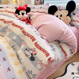 YAOKANG | Cotton Cartoon Bedding Set 4 Pieces