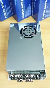 Power Supply 12V 20A trafo adaptor switching 12v20a kipas