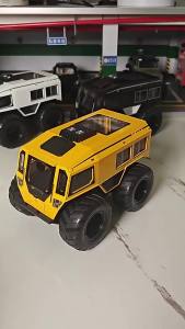 CONUSEA | 4WD RC Car 1:24 Car Model All-terrain Doors Opened Alloy Sound Light High Speed Shock Absorption Off Road Vehicle Toys for Kids