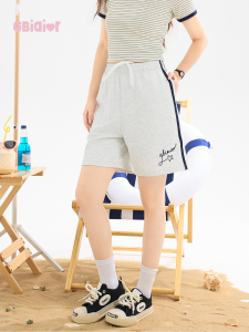 Gbiaior | Americana Patchwork Sporty Letter Print Casual Shorts