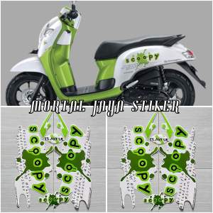 STIKER STRIPING LIS LES BODY MOTOR SCOOPY PLAY FULL 2017 2017