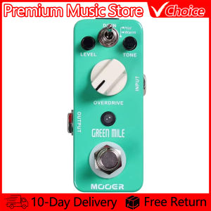 Mooer | MOOER MOD1 Guitar Effect Pedal Green Mile Mini Overdrive 2 Working Modes Electric Guitar Pedal True Bypass Guitar Part Accessory