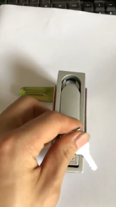 Kunci Box Industri MS Seri Push Lock Panel 150mm Silver Doff Untuk Kabinet Listrik Panel Box
