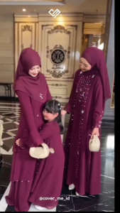 Royal Arabian Dress Anak 6-8th Ceruty Payet Gamis Lebaran Anak Terbaru 2025 Model Kekinian BISA COD