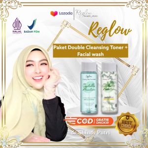 Paket Double Cleansing ( Facial wash + Toner )